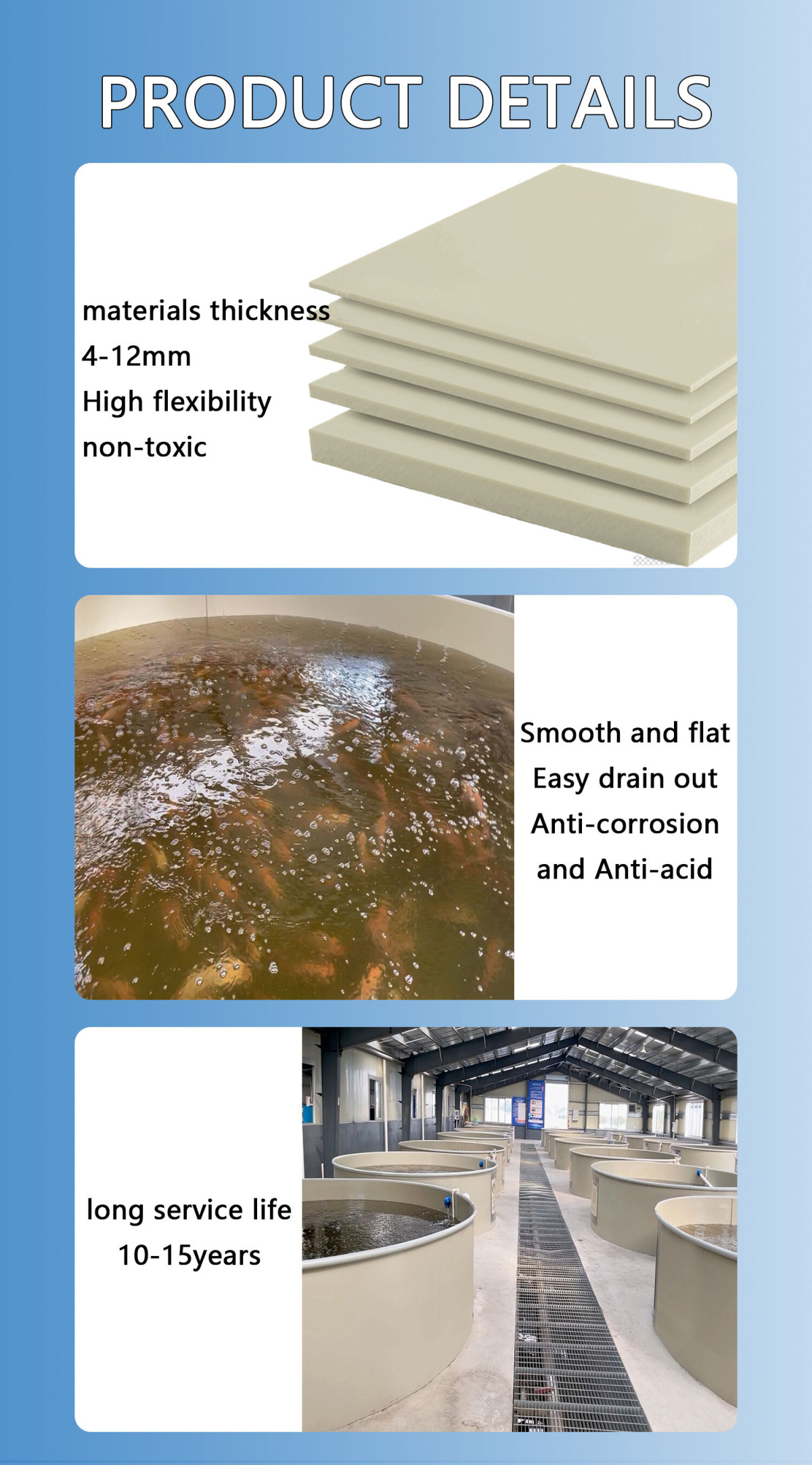 Other aquaculture equipment ras fish tank for fish farm