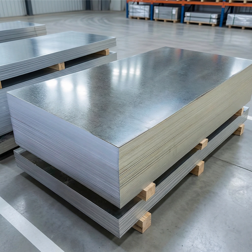 Chapas de acero galvanizado laminadas en plano; corte a medida
