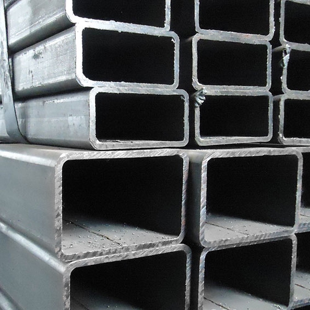 Tubes carrés et rectangulaires en acier au carbone, tubes carrés recuits noirs