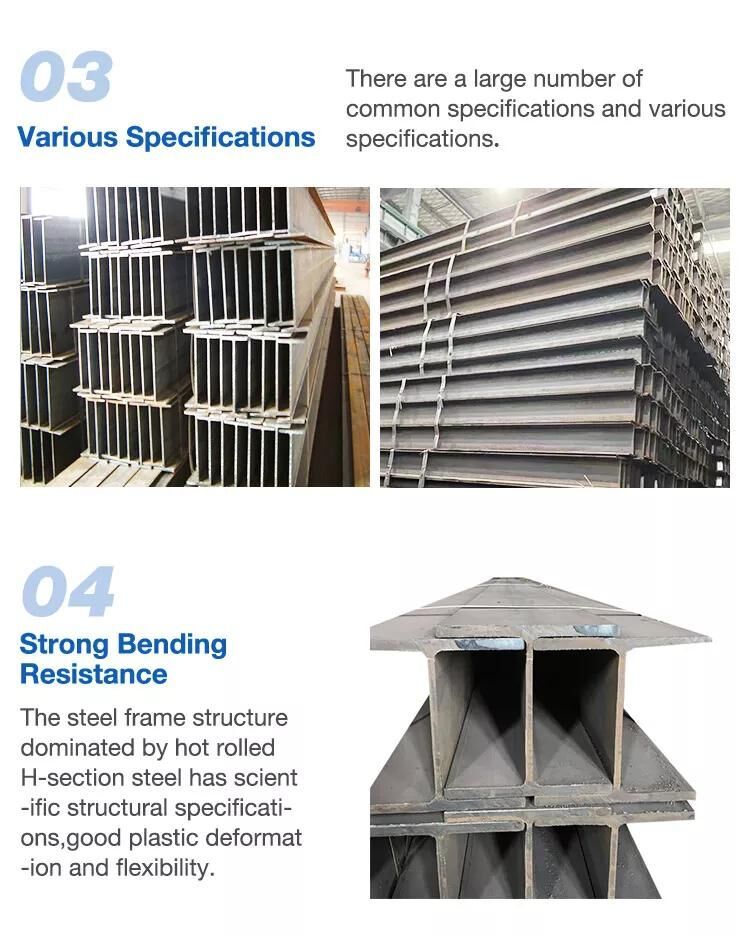 stainless steel H beam (1).jpg Galvanized H-Beam Steel