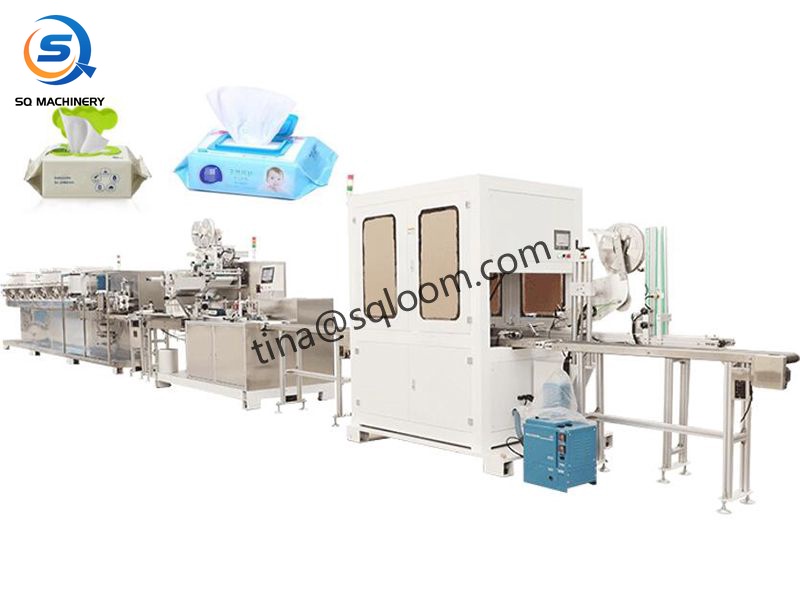 Wet wipes production line