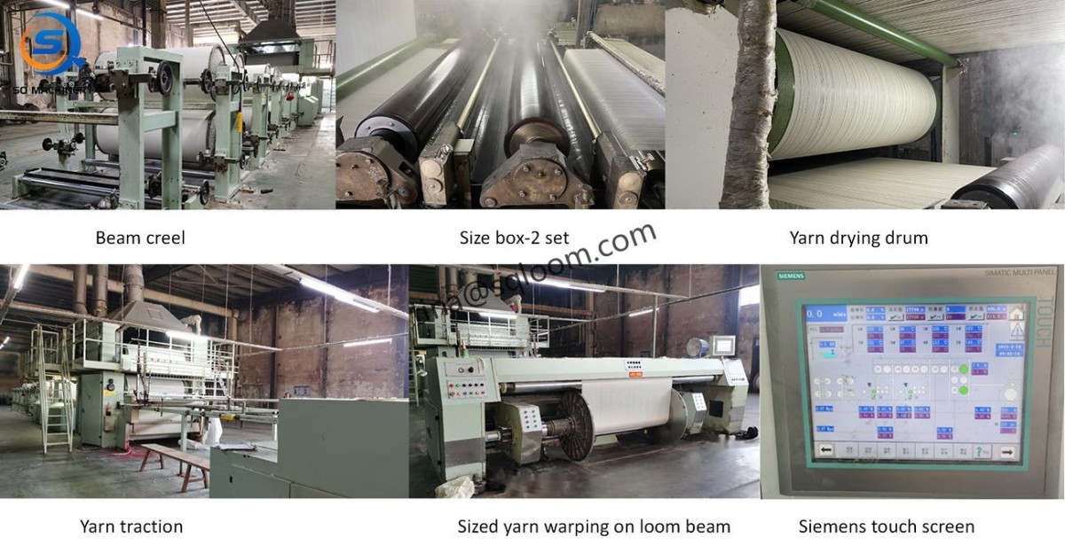 Spun yarn sizing machine SQ358