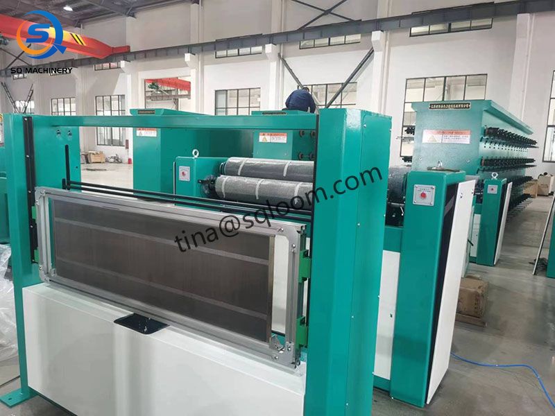 mono yarn  warp silk sectional warping machine