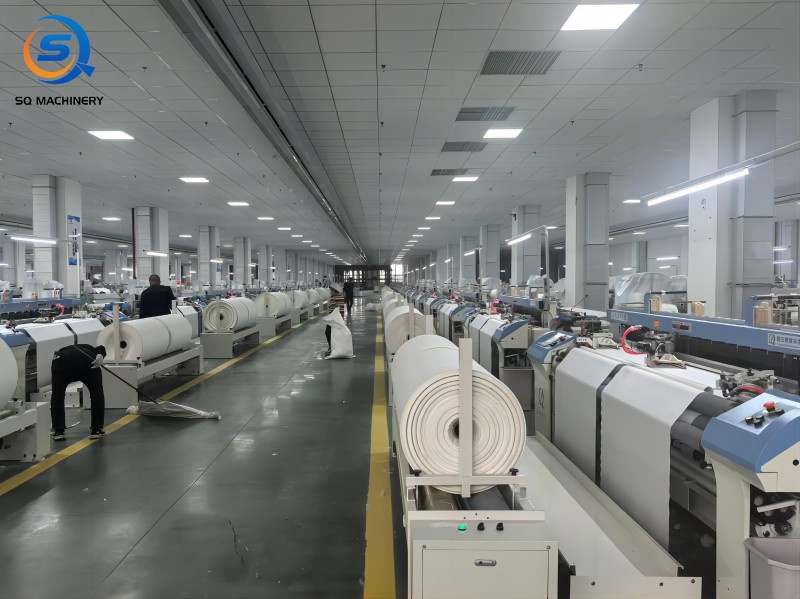 more energy efficient air jet loom for gauze weaving-SQ machinery