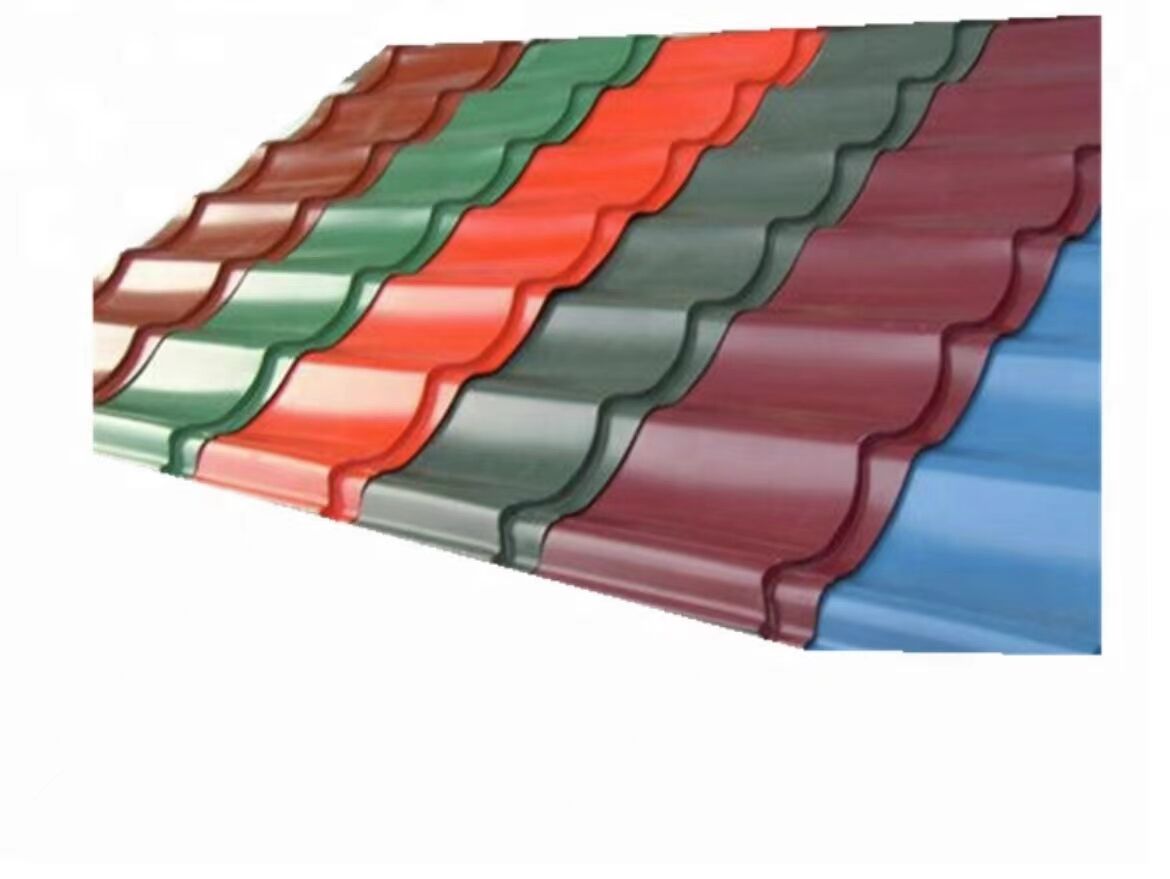 color metal roofing sheet  color corrugated steel roofing sheet