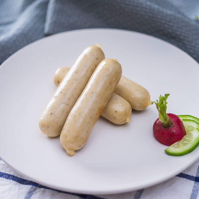 Collagen casing for chicken sausage