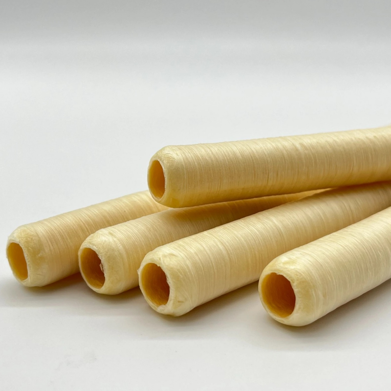 Collagen casing for chicken sausage