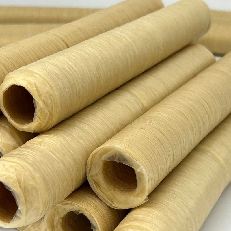Collagen casing for chicken sausage
