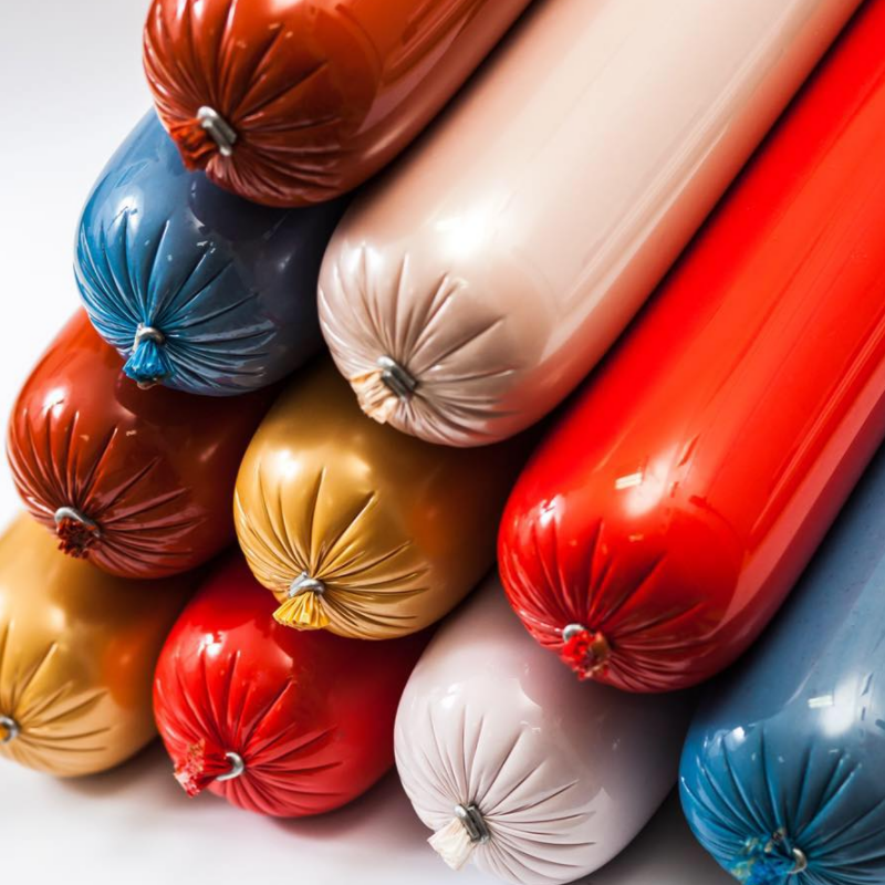 Plastic sausage casing