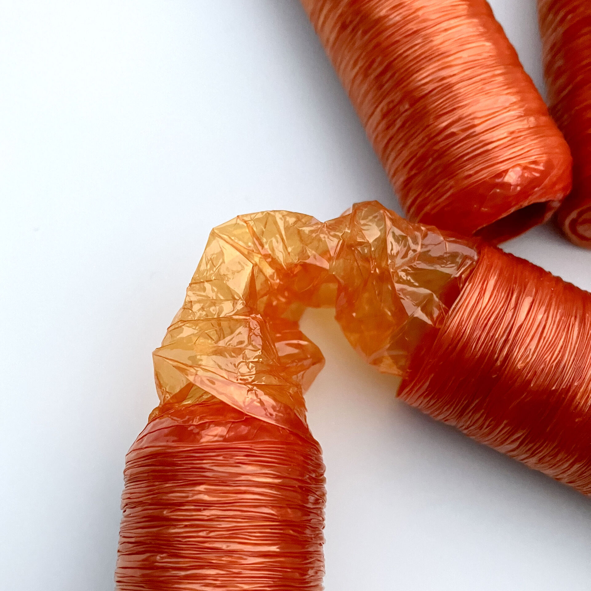 Cellulose sausage casing for meat packing
