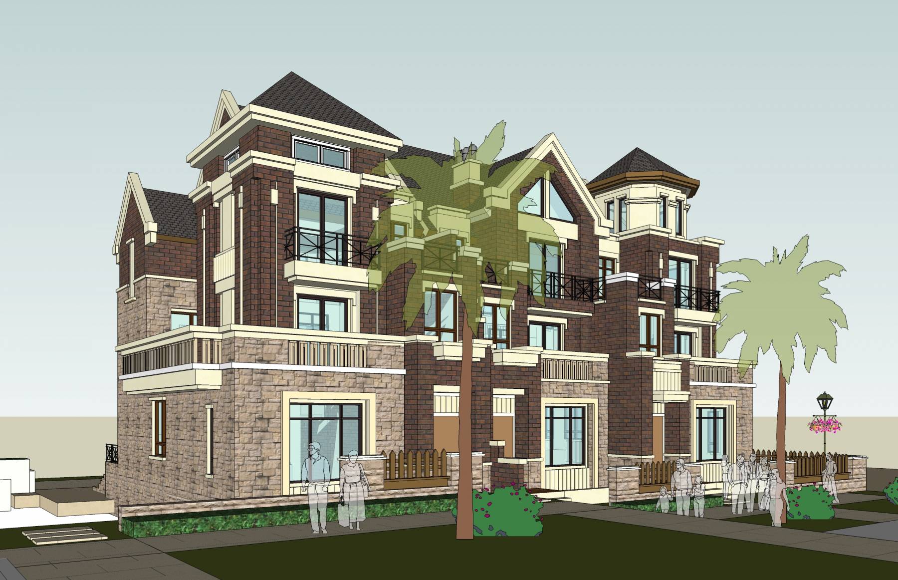 European Duplex Light Steel Villa