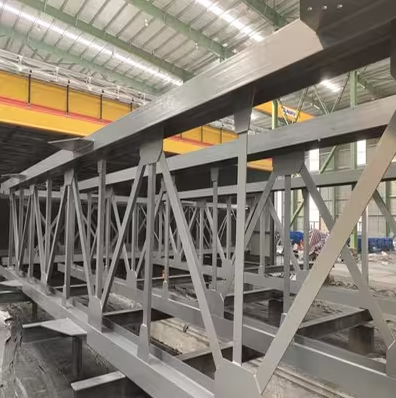 Lattice steel column