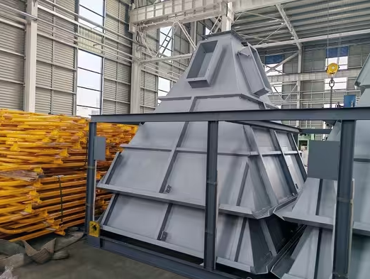 Steel dust collection hopper Steel dust collection hopper