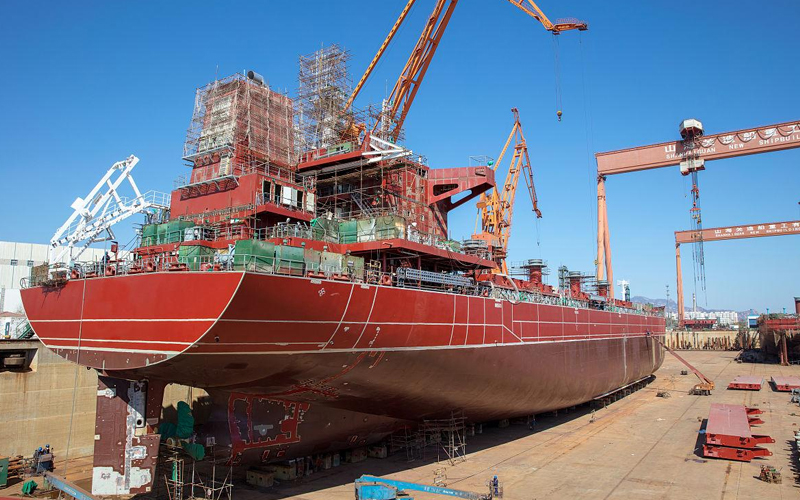 A deck for an American shipbuilding company A deck for an American shipbuilding company