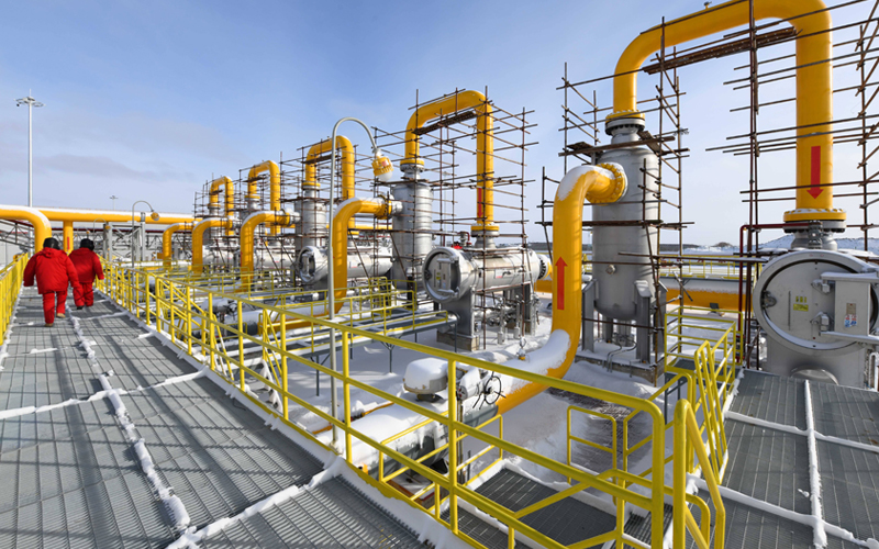 A natural gas pipeline for the west-east gas transmission project A natural gas pipeline for the west-east gas transmission project