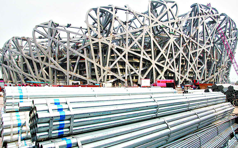 Supplied galvanized pipe to Beijing Olympic Bird's Nest Supplied galvanized pipe to Beijing Olympic Bird's Nest
