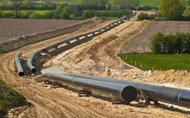 A pipeline that carries oil from the Middle East A pipeline that carries oil from the Middle East