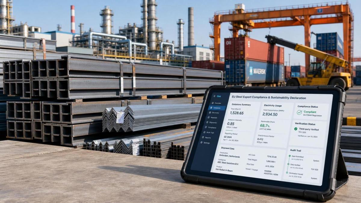 EU CBAM Steel Charges Start, China Exporters Must File Carbon Data