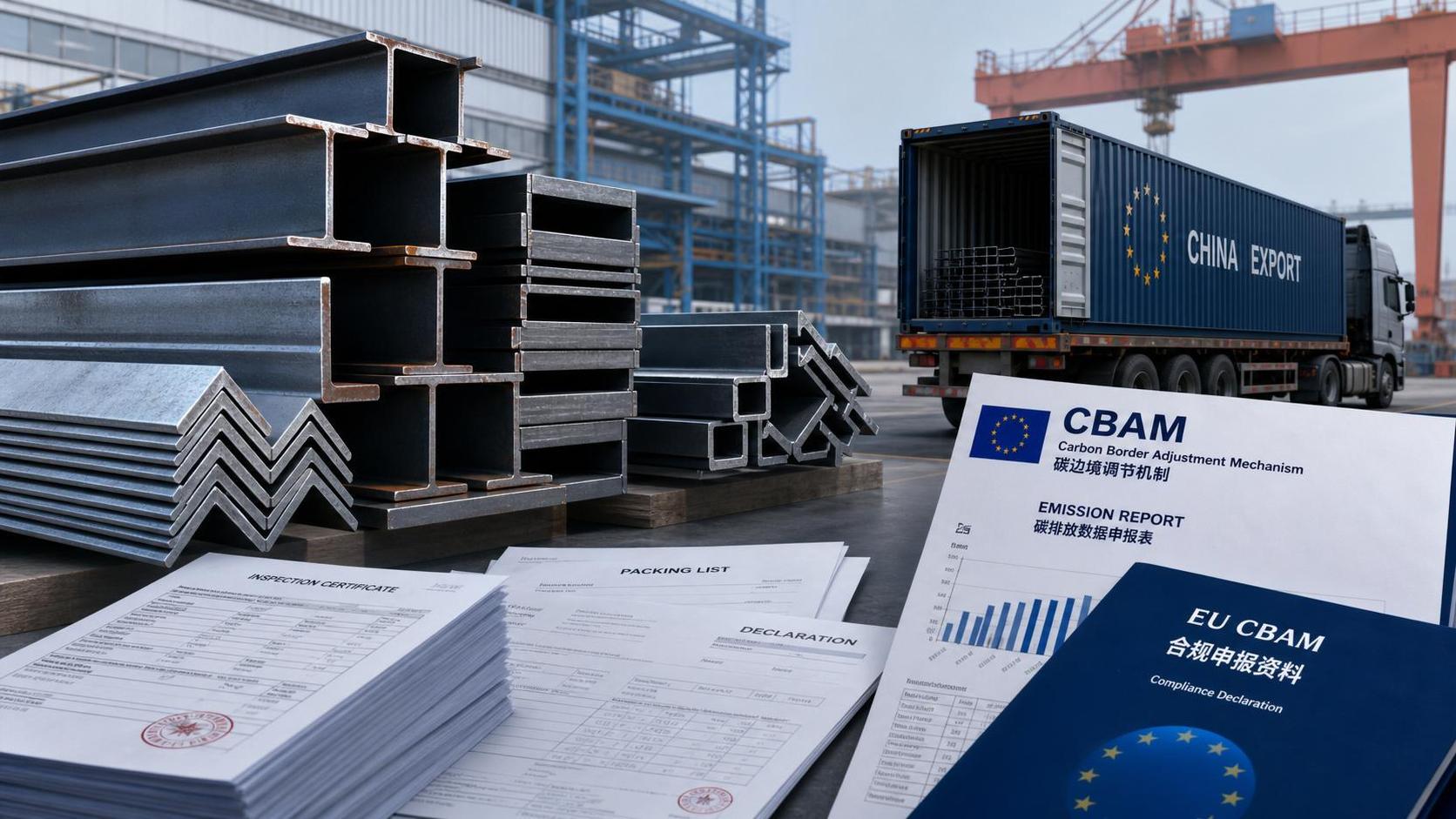 EU CBAM Steel Charges Start, China Exporters Must File Carbon Data