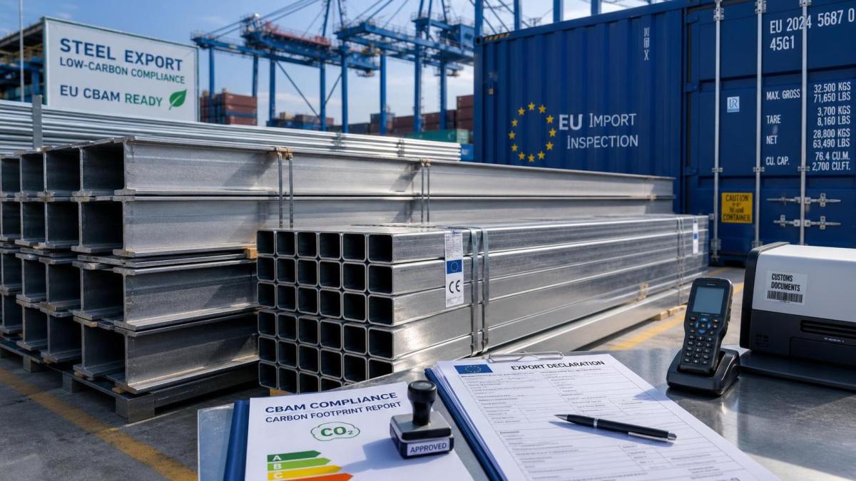 EU CBAM Rule Requires Carbon Data for Steel Sections EU CBAM Rule Requires Carbon Data for Steel Sections