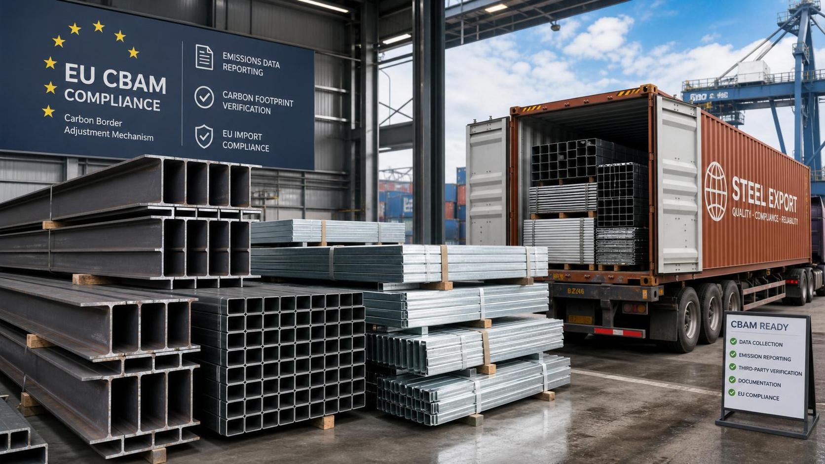EU Extends CBAM to Steel Sections from July 18 EU Extends CBAM to Steel Sections from July 18