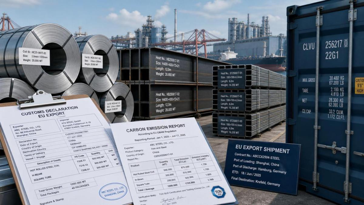 EU Starts CBAM Transition Filing for Steel Exports