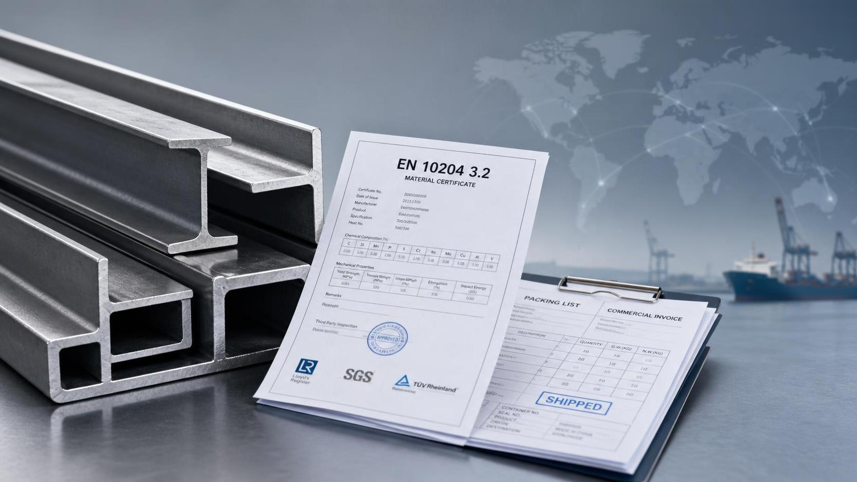 China Customs Requires EN 10204 3.2 Certificates for Certain Steel Exports China Customs Requires EN 10204 3.2 Certificates for Certain Steel Exports