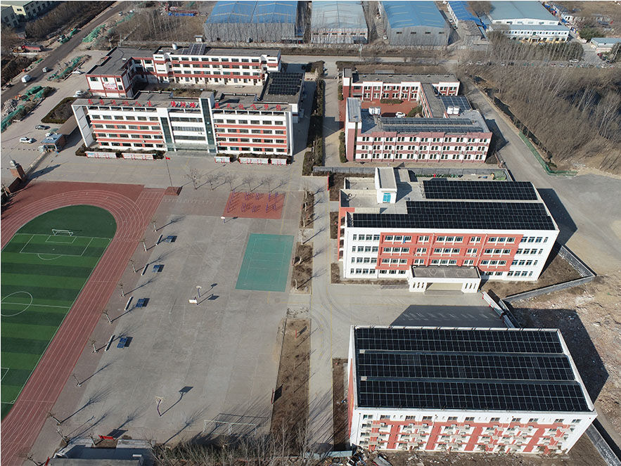 The first phase of the 480MWp distributed photovoltaic power generation project in Qihe County
