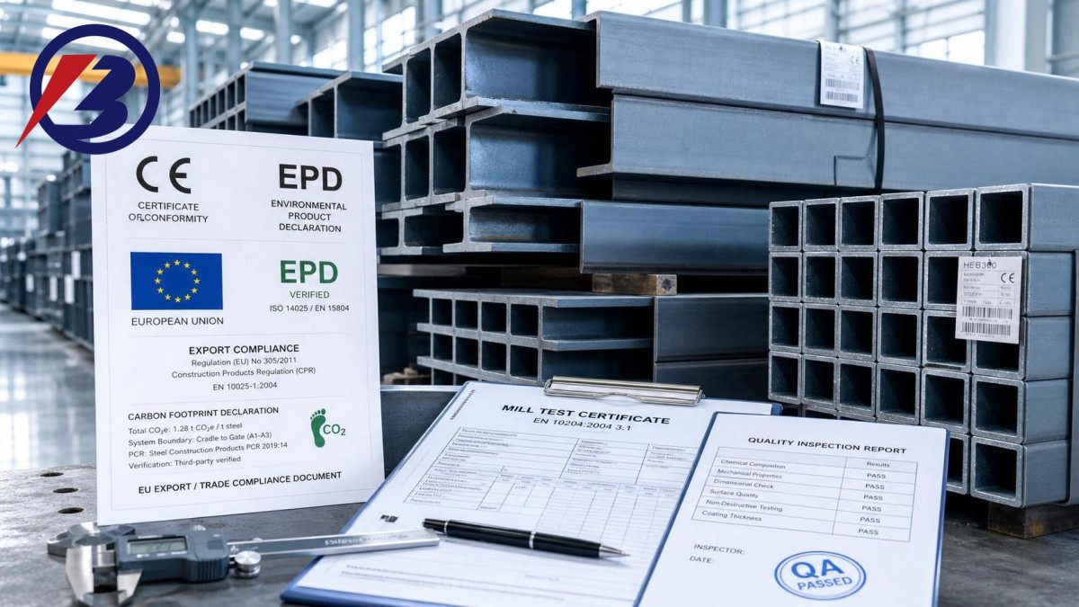 EU EN 1090-1:2026 Adds Carbon Footprint Data to CE Declarations EU EN 1090-1:2026 Adds Carbon Footprint Data to CE Declarations
