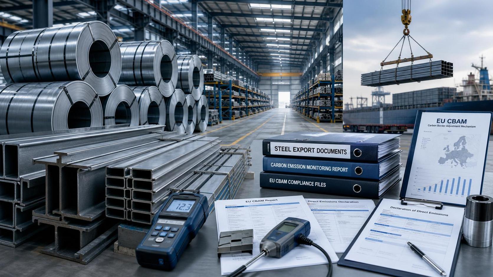 EU CBAM Steel Phase 2 Starts Direct Emissions Reporting