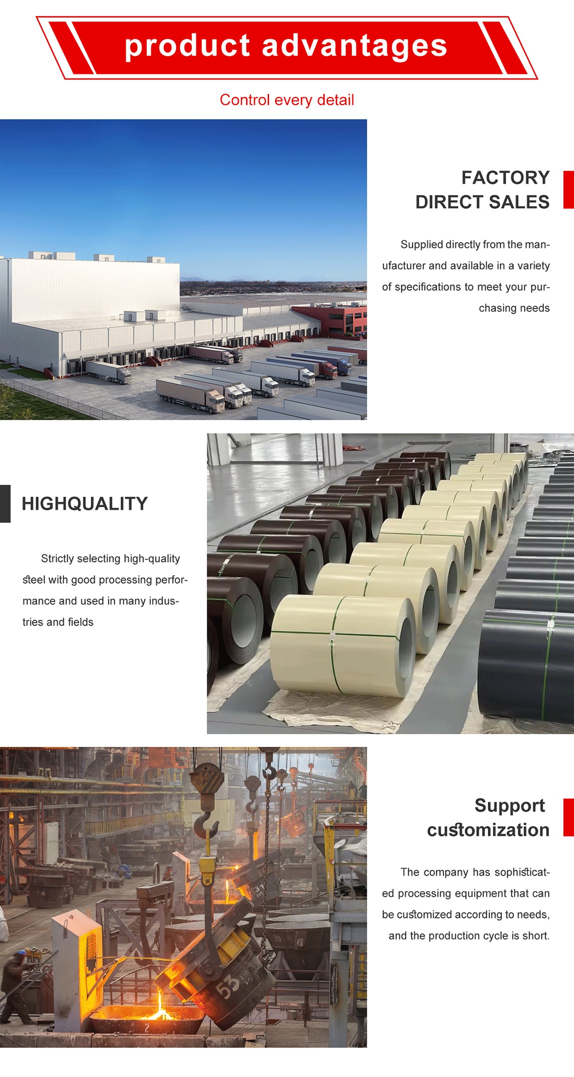 Color-coated steel coils
