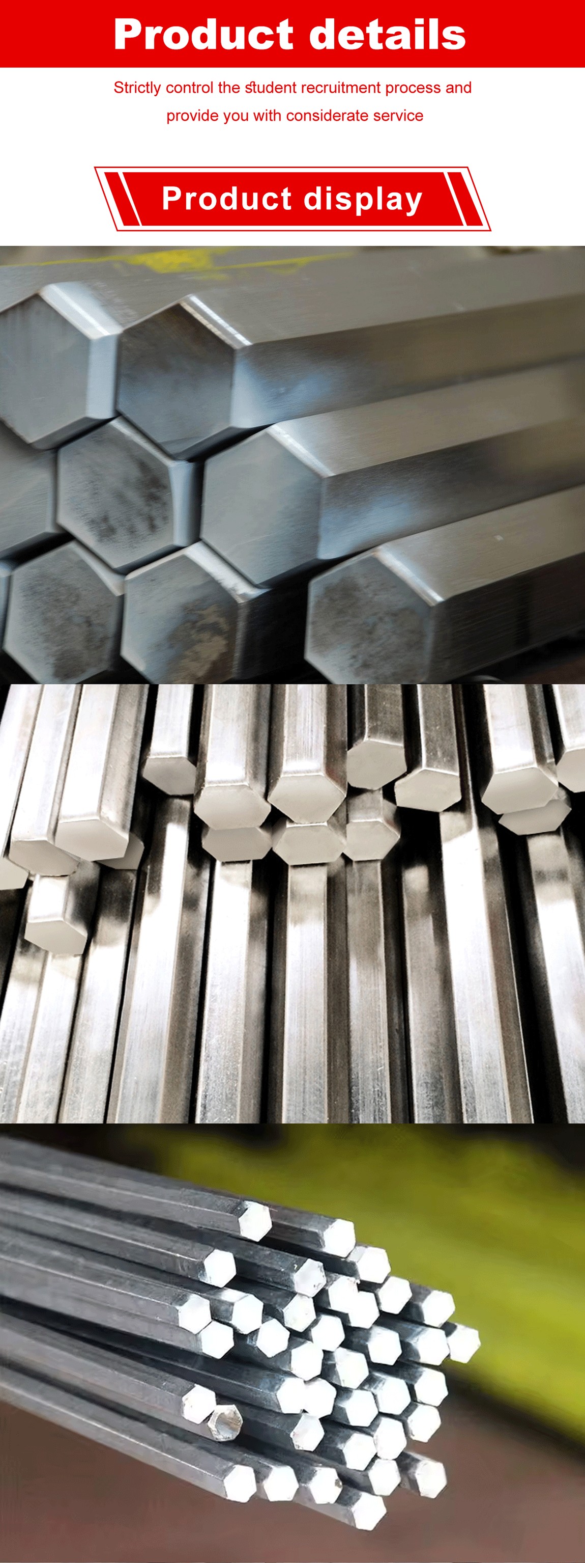 Hexagonal bar