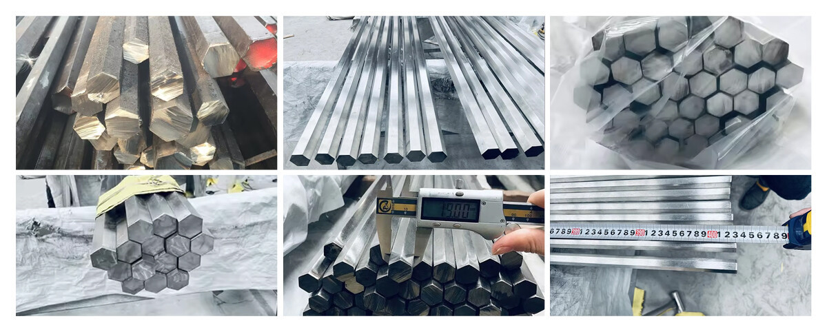 Stainless steel hex bar