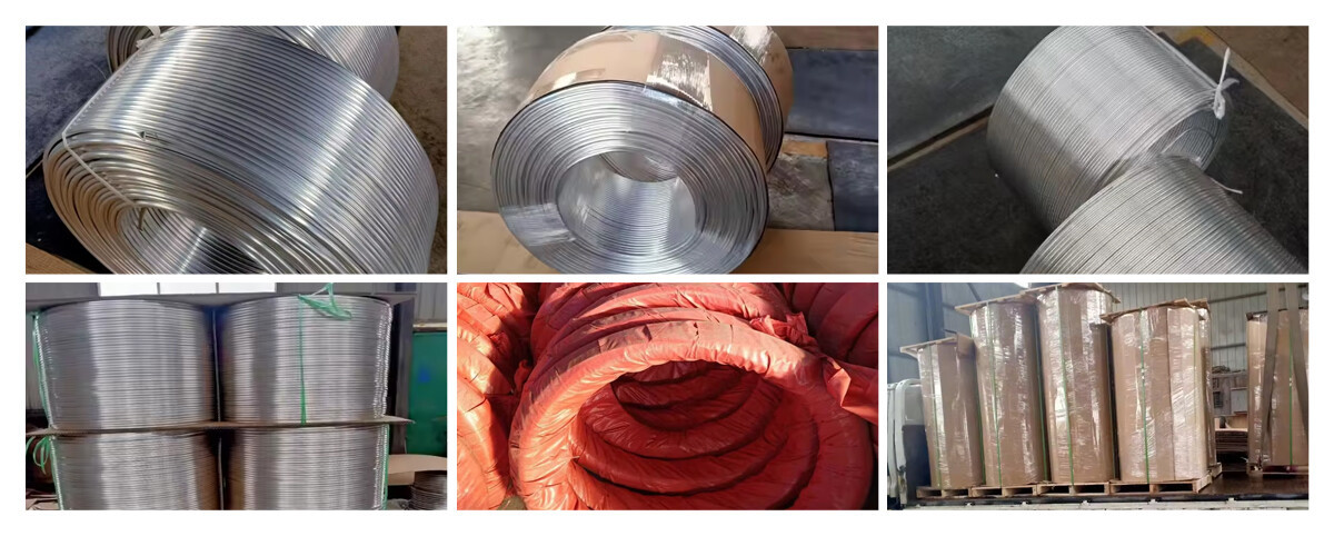 Aluminum coil pipe