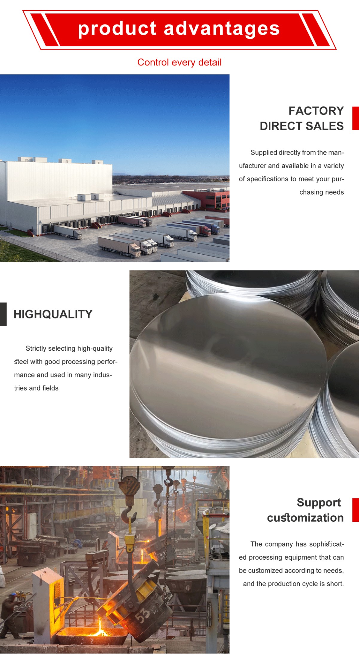 Aluminum disc