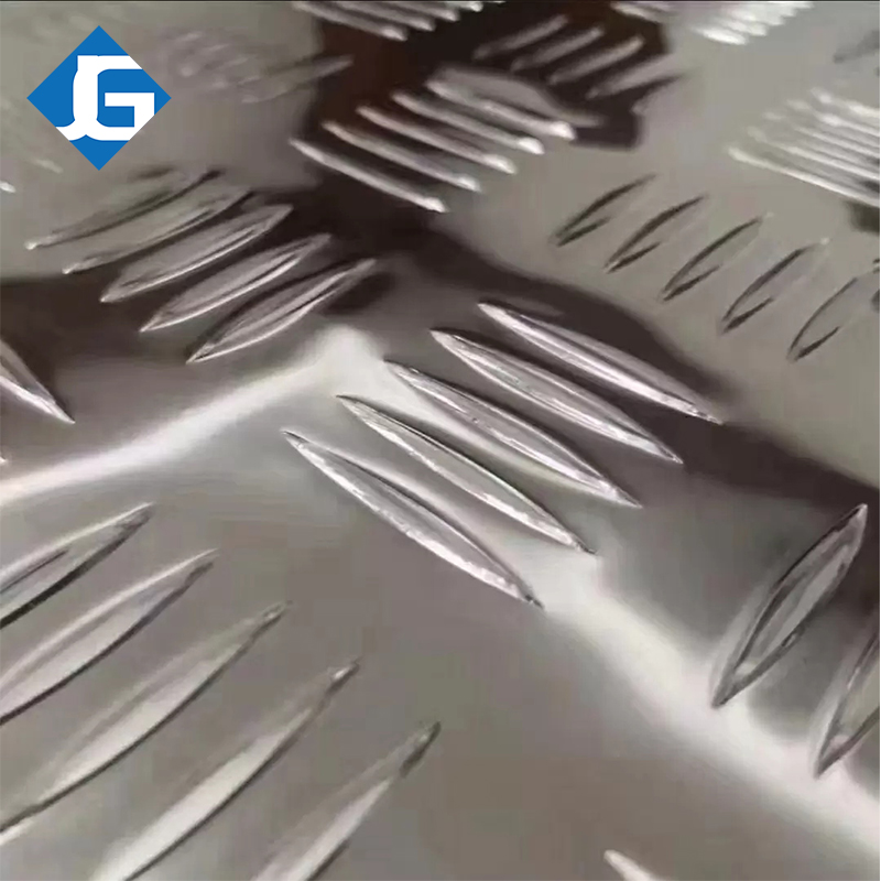 Embossed aluminum coil