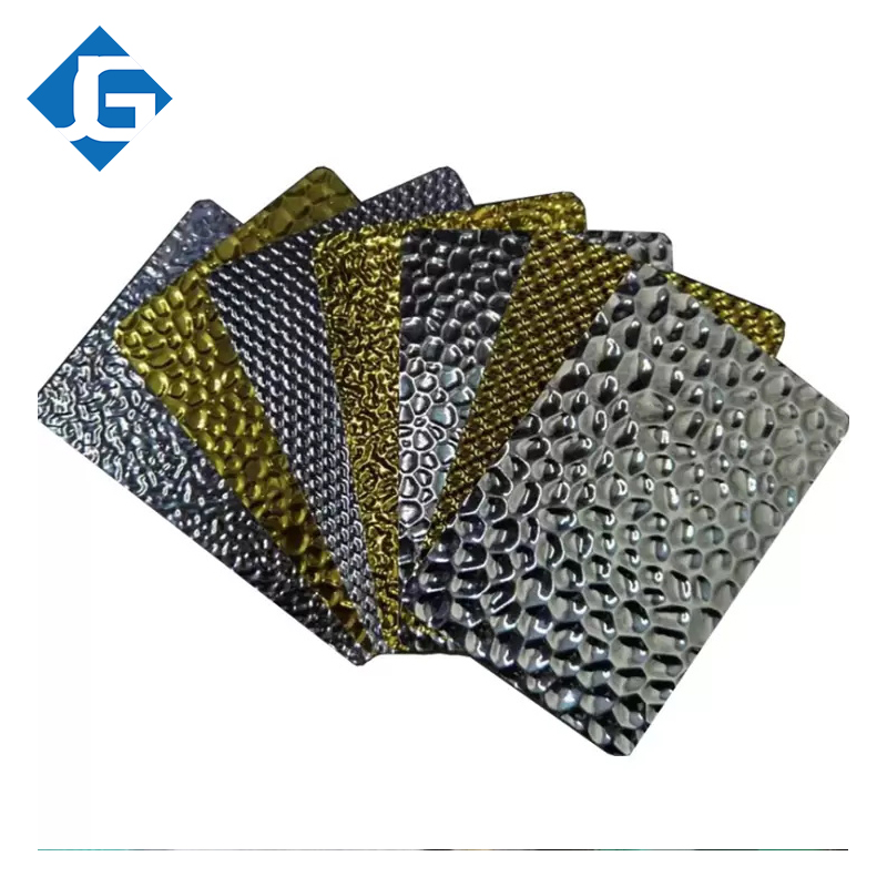Embossed aluminum coil