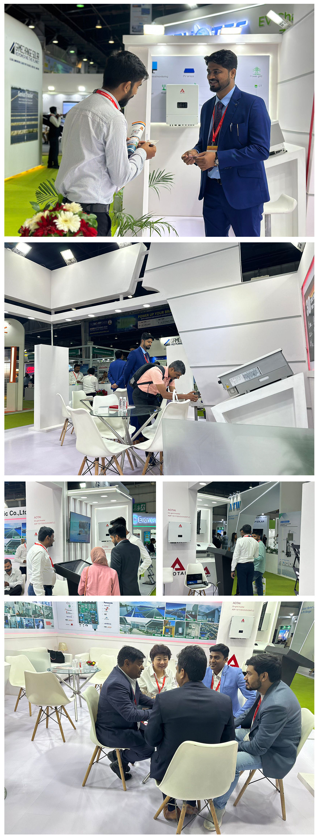 Renewable Energy India Expo 2023 (REI for short) was held at INDIA EXPO CENTRE from Oct. 4th to Oct. 6th. Aotai attaches great importance to REI this time