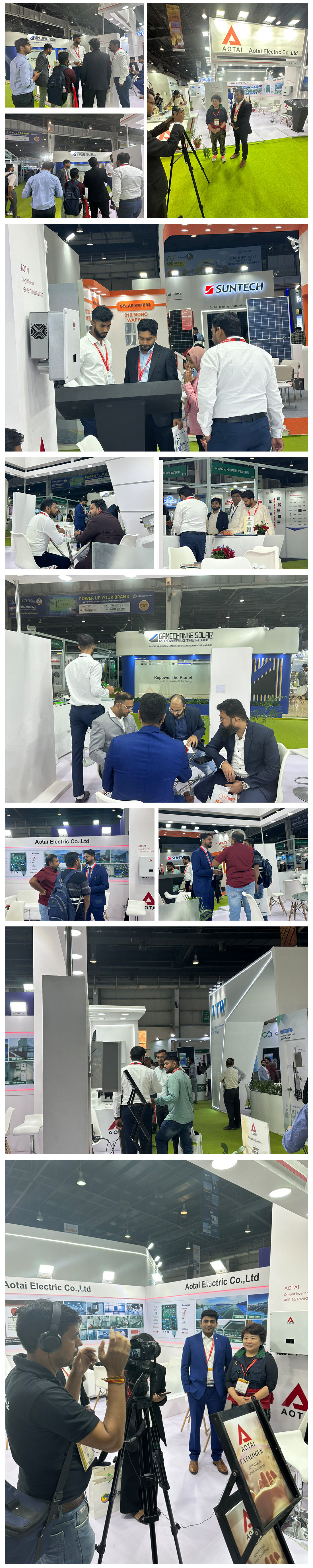 Renewable Energy India Expo 2023 (REI for short) was held at INDIA EXPO CENTRE from Oct. 4th to Oct. 6th. Aotai attaches great importance to REI this time
