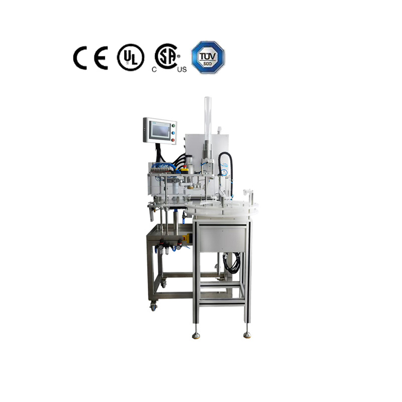 Canning filling and sealing machine