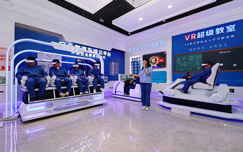 Our company's VR Experience Center supports safety education.
