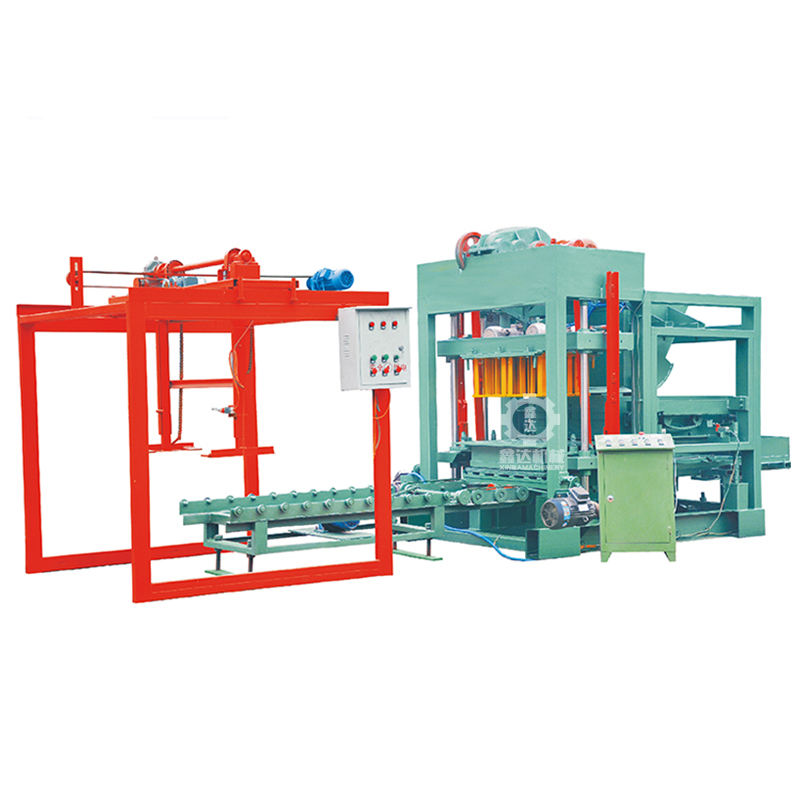 Cheap Qt4 - 24 Semi Automatic Hollow Block Making Machine Interlocking Cement Brick Making Machinery