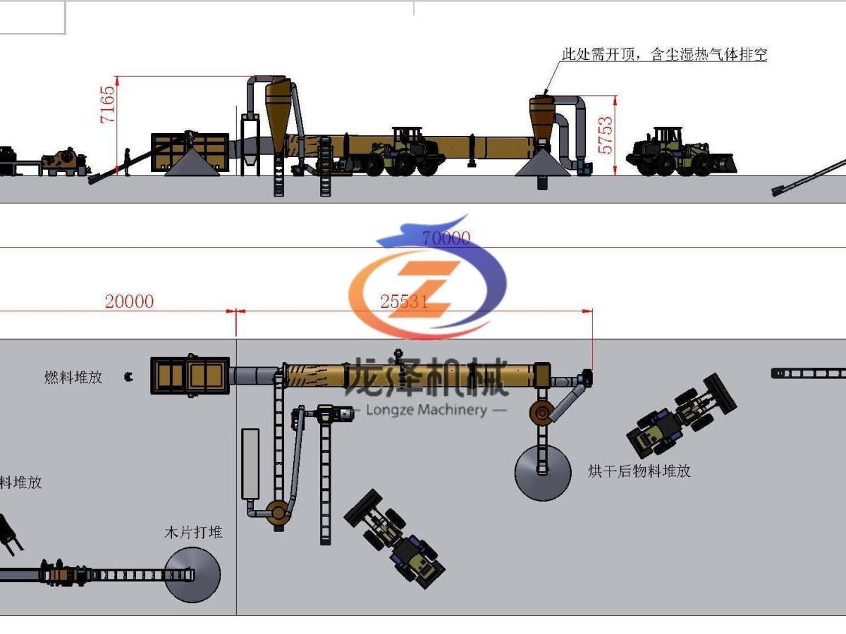 1T wood pellet line图片.jpg WHAT IS THE COMPLETE PELLET PRODUCTION LINE