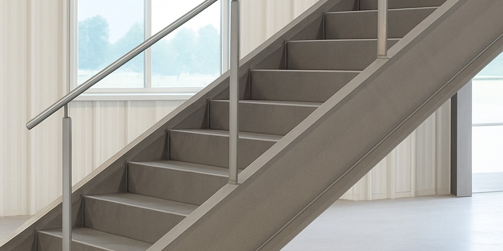 Square steel profiles: enhancing the grandeur of staircase designs