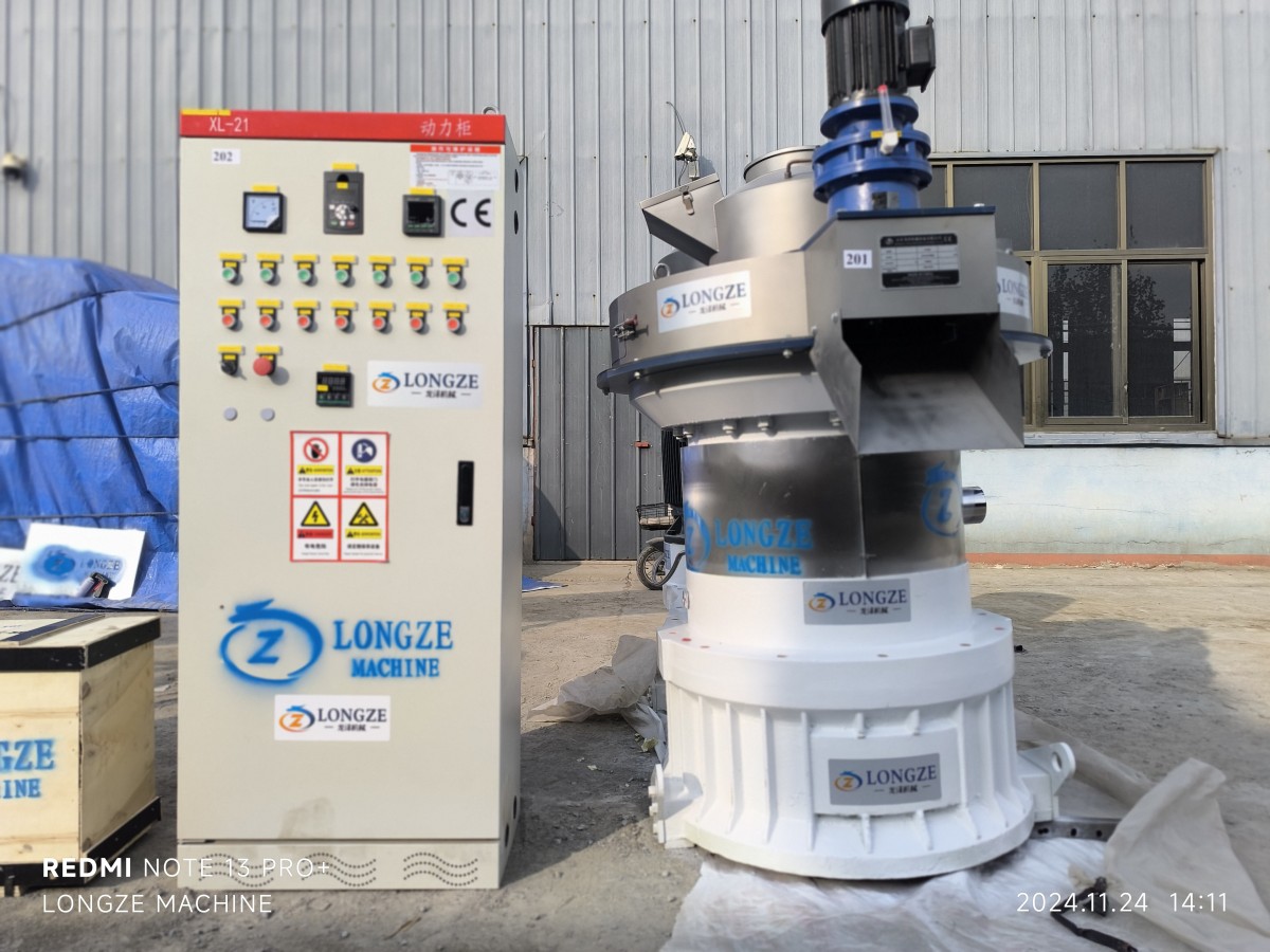 SHANDONG LONGZE~Wood pellet machine shipped to Indonesia