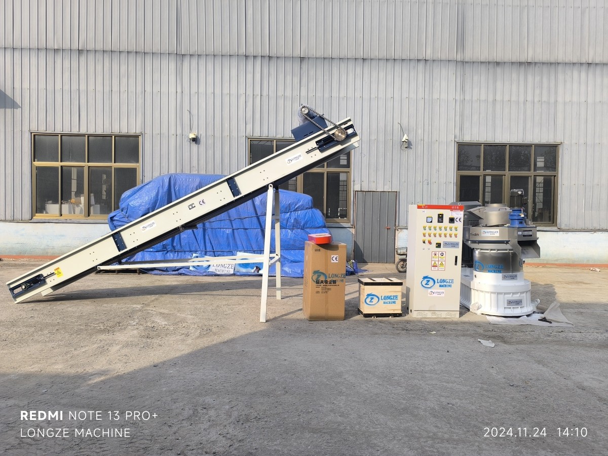 SHANDONG LONGZE~Wood pellet machine shipped to Indonesia