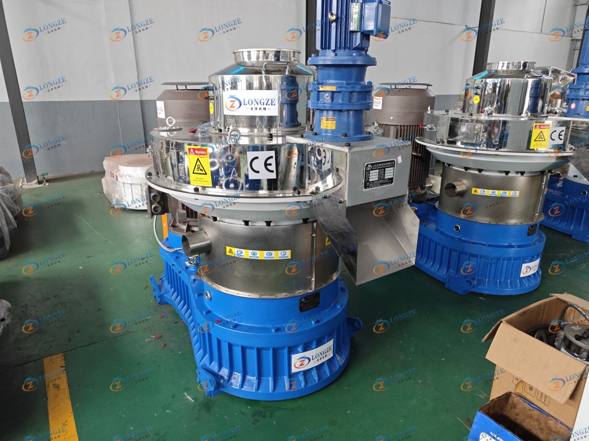 2.jpg 90KW XGJ560 pellet machine shipped to India