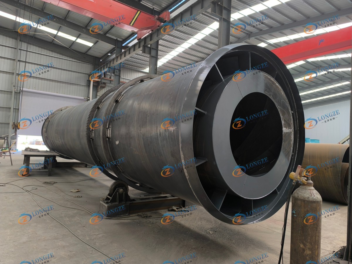 SHANDONG LONGZE~DOUBLE LAYER ROTARY DRYER EXPORT