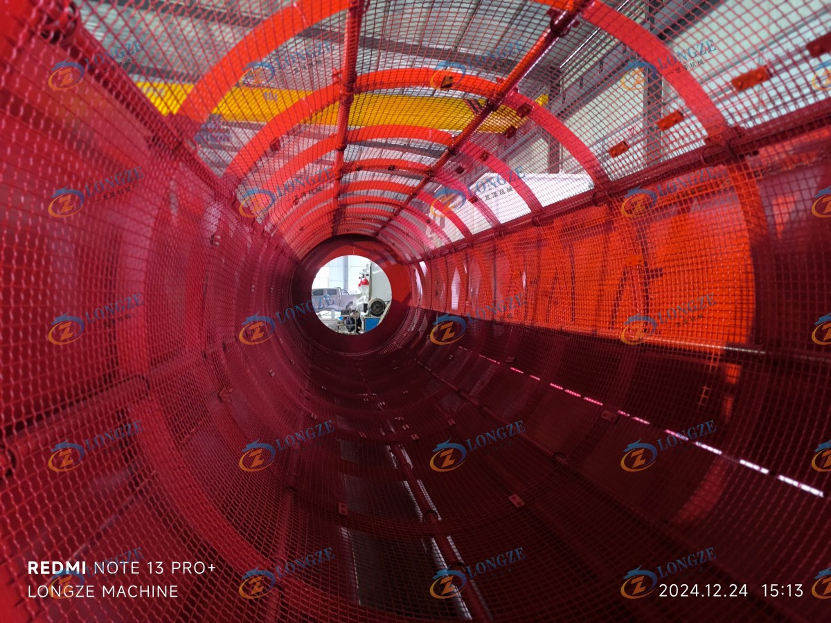 CUSTOMIZED 1.8*8M DRUM SCREENER SHIPPED TO EUROPE
