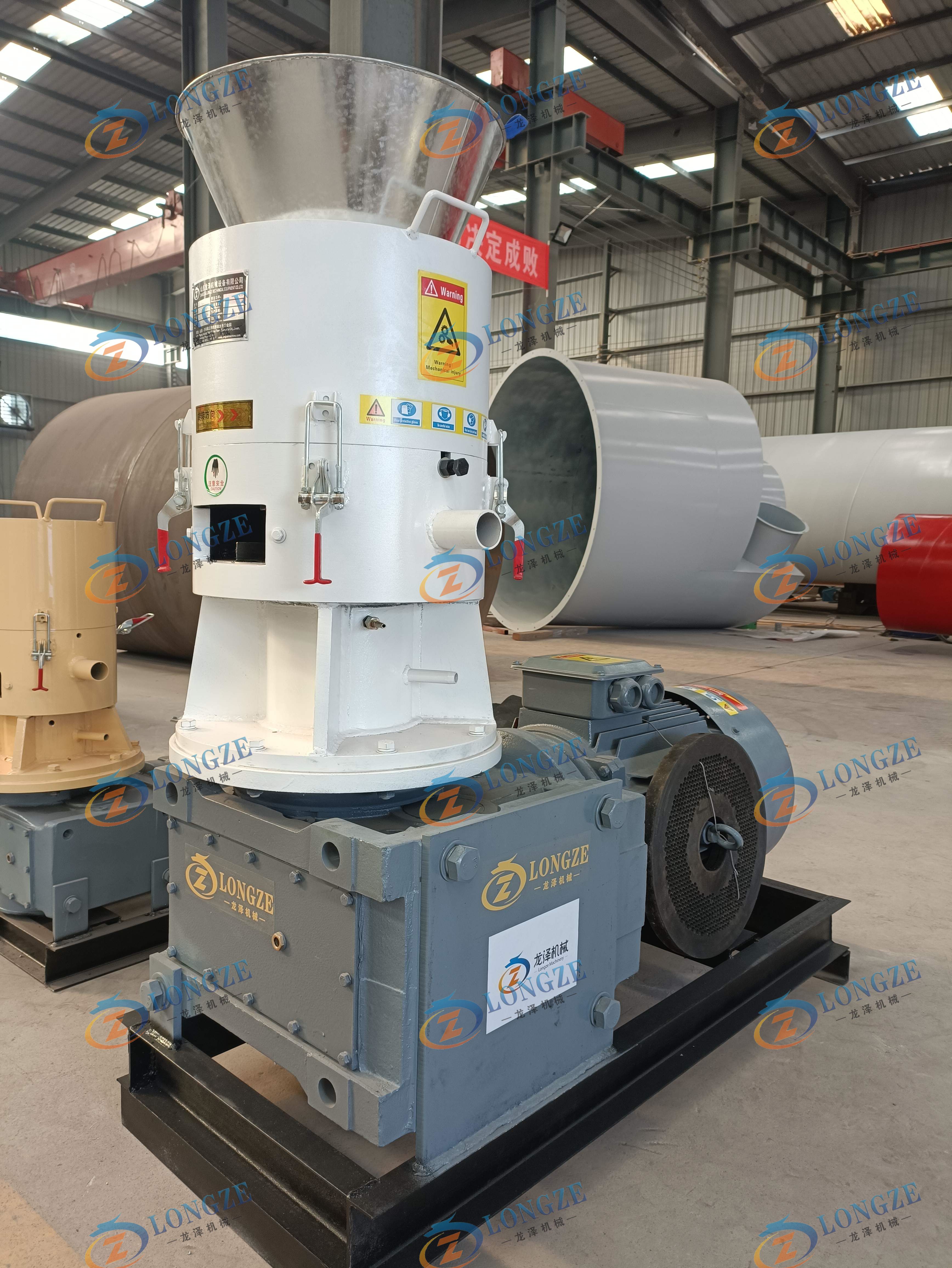 LONGZE 500KG/H Wood Pellet Production Line Export